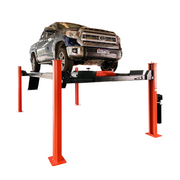 Katool KT-4H150 15,000 lb Heavy-Duty 4-Post Alignment Lift with Rolling Jack
