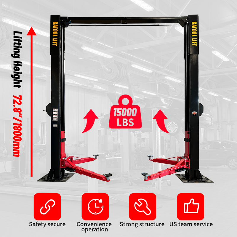 Katool KT-M150D 15,000LBS 2-Post Lift