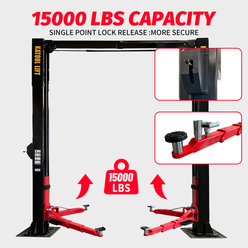 Katool KT-M150D 15,000LBS 2-Post Lift