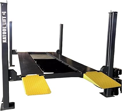 Katool KT-4H850 8,500 lb Heavy-Duty 4-Post Car Lift with Caster Kit