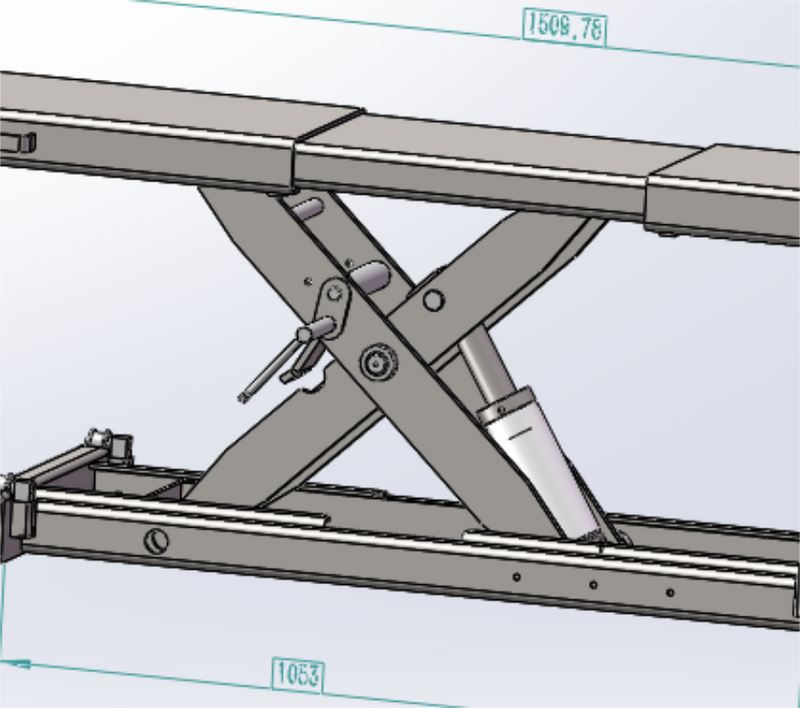 KT-RJ50 Rolling Jack 5000 lbs. Lifting Capacity  *Fits KT-4H110 lift and the KT-4H850*
