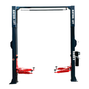 Katool KT-AS110D 11,000 lb Two-Post Asymmetrical Vehicle Lift with Single-Point Lock Release