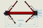 Katool KT-H120D 12,000lbs Two Post Lift