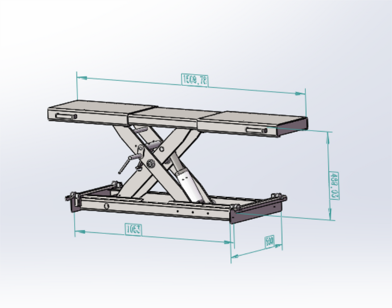 KT-RJ50 Rolling Jack 5000 lbs. Lifting Capacity  *Fits KT-4H110 lift and the KT-4H850*