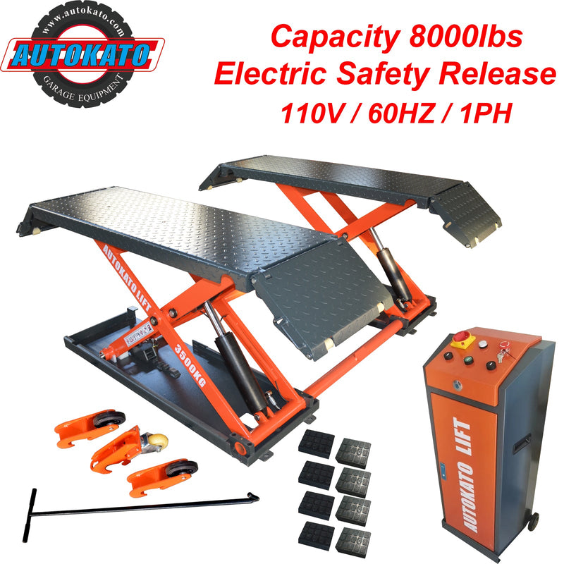 Katool KT-X85 8,000lbs Electric Mid Rise Scissor Lift
