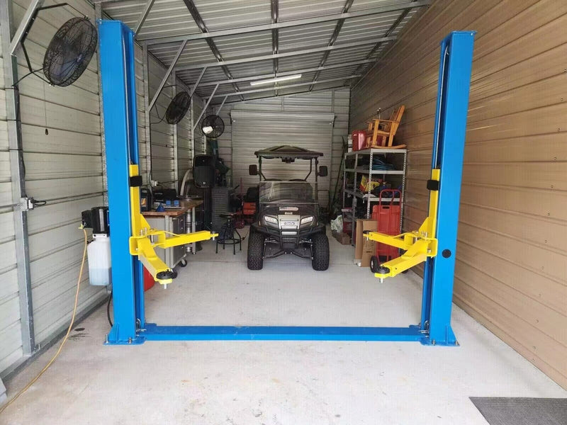 Katool KT-H105 10,000 lb Two Post Vehicle Lift | Base Plate Car Lift