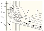 Katool KT-4H150 15,000 lb Heavy-Duty 4-Post Alignment Lift with Rolling Jack