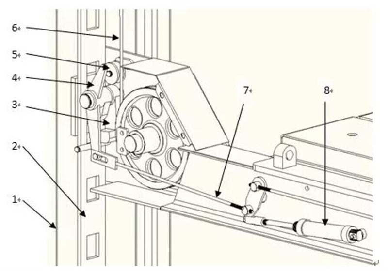Katool KT-4H150 15,000 lb Heavy-Duty 4-Post Alignment Lift with Rolling Jack